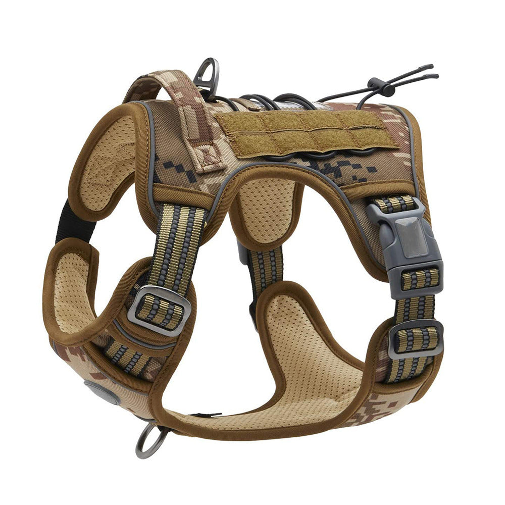 Harnais pour chien - Harnais tactique - BattlePro Harnais Militaire ConfortCanin™ - couleur khaki