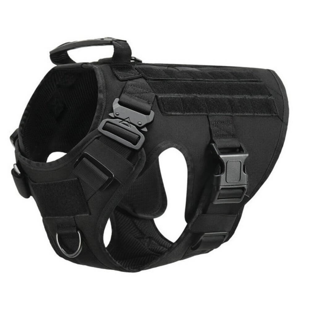 Harnais pour chien - Harnais anti-traction LibertéMax ConfortCanin™ - couleur noir