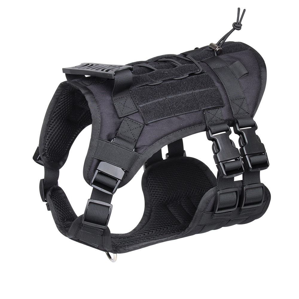 Harnais pour chien - Harnais tactique - LibertéMax ConfortCanin™ - couleur Noir
