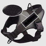 Charger l'image dans la galerie, Harnais pour chien - Harnais anti-traction AlphaMax ConfortCanin™ - couleur noir
