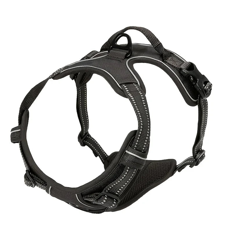 Harnais pour chien - Harnais anti-traction ContrôlePro ConfortCanin™ - couleur noir
