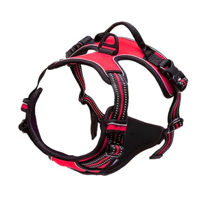 Harnais pour chien - Harnais anti-traction ContrôlePro ConfortCanin™ - couleur rouge