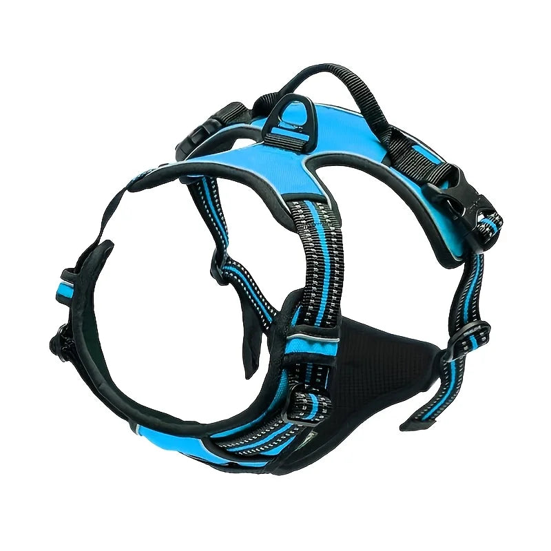 Harnais pour chien - Harnais anti-traction ContrôlePro ConfortCanin™ - couleur bleu