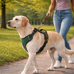 Charger l'image dans la galerie, Harnais Chien Premium Confort UrbanWalk™ | Anti-Traction Élégant et Poignée Cuir
