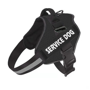 Harnais pour chien - Harnais Anti-Traction ServiceDog ConfortCanin™ - couleur noir