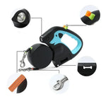 Charger l'image dans la galerie, Laisse double et retractable avec LED pour chien 
